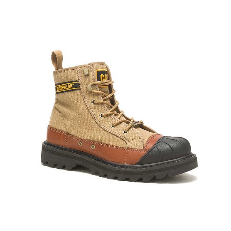 Caterpillar Cat Footwear x Nigel Cabourn Omaha Men's Boots Brown | 497682-IUK