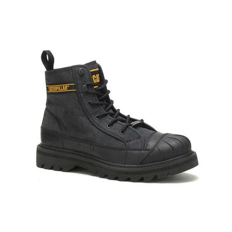 Caterpillar Cat Footwear x Nigel Cabourn Omaha Men's Boots Black | 561342-ODS