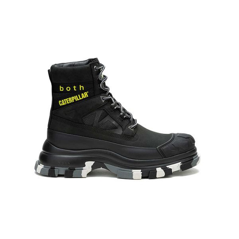 Caterpillar Cat Footwear x both GAO Pioneer Men\'s Boots Black | 680492-WKL