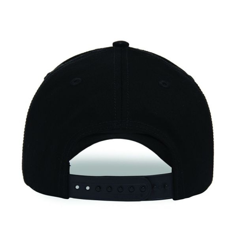 Caterpillar Cat Logo Silicone Patch Women's Hats Black | 258367-XPF