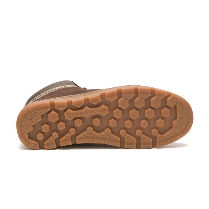 Caterpillar Cite Men's Sneakers Coffee | 647509-GKU