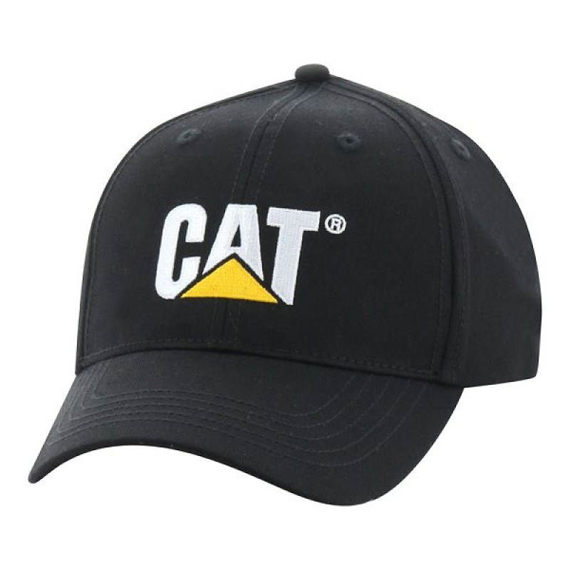 Caterpillar Classic Logo Men\'s Hats Black | 728593-IPT