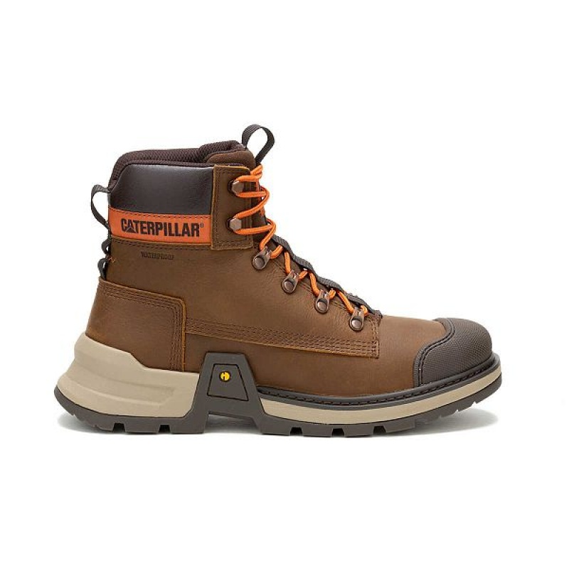 Caterpillar Colorado Expedition Waterproof Men\'s Boots Brown | 634210-NJB