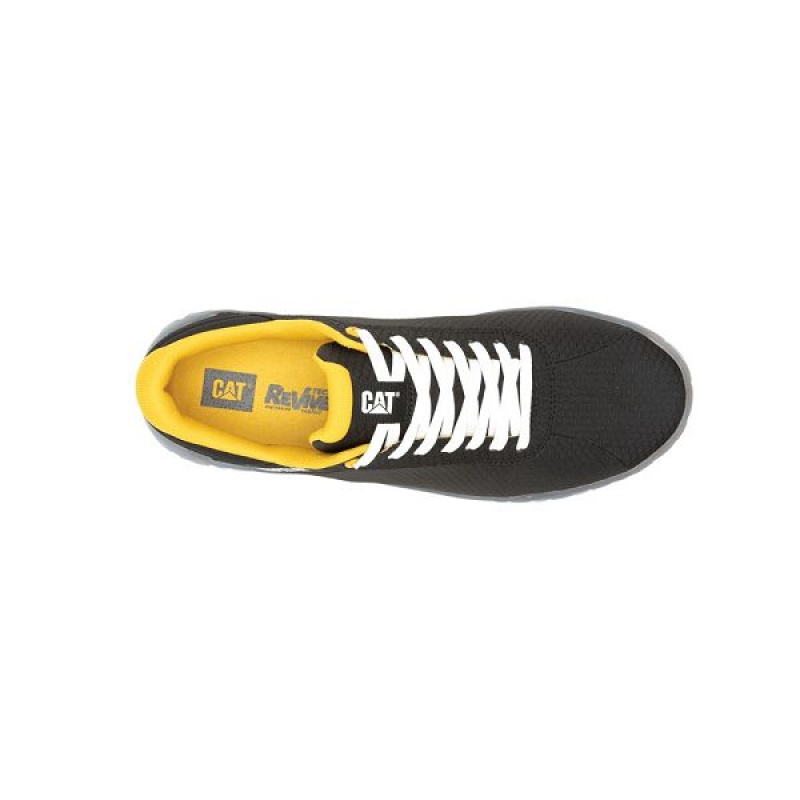 Caterpillar Eco Hex + Men's Sneakers Black | 820643-UWS