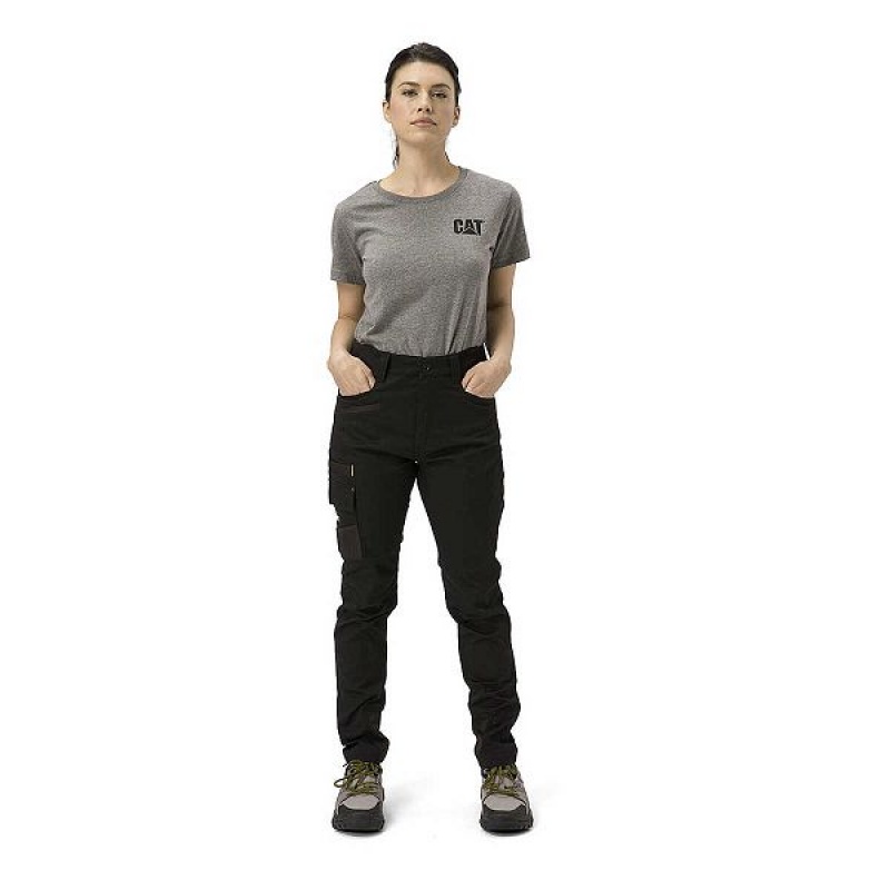 Caterpillar Elite Operator Trouser Women's Pants Black | 563927-NCK