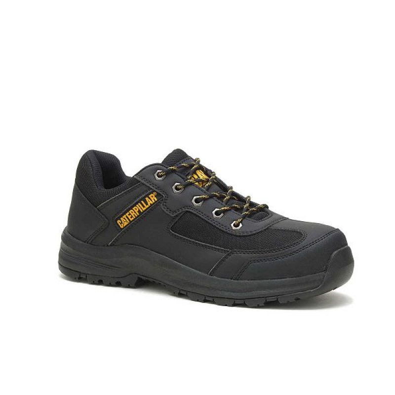 Caterpillar Elmore Steel Toe S1P HRO SRC Men\'s Work Shoes Black | 308146-FUP