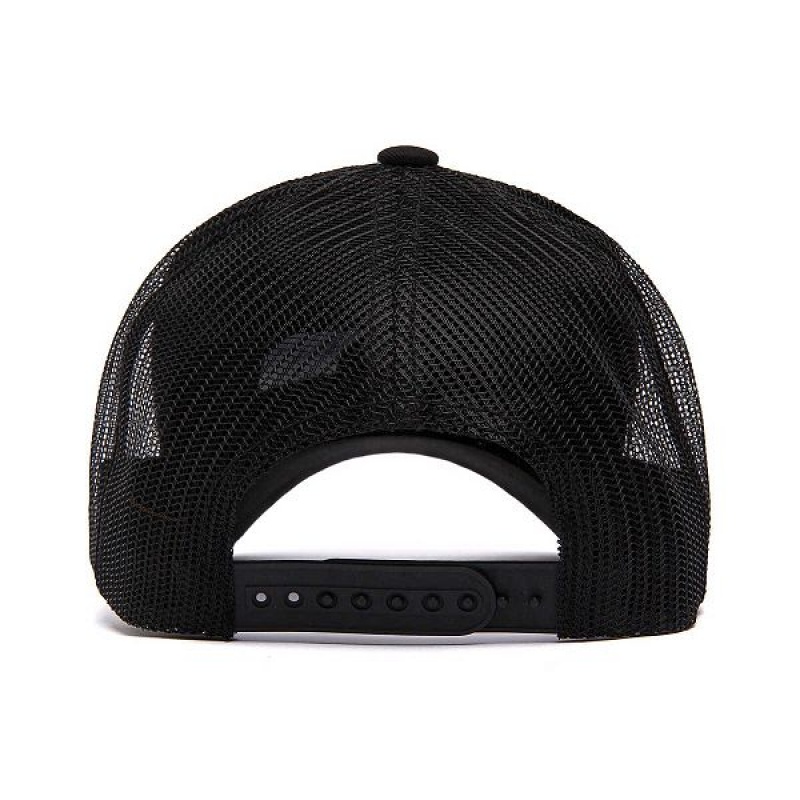 Caterpillar Flag Men's Caps Black | 406832-PIM