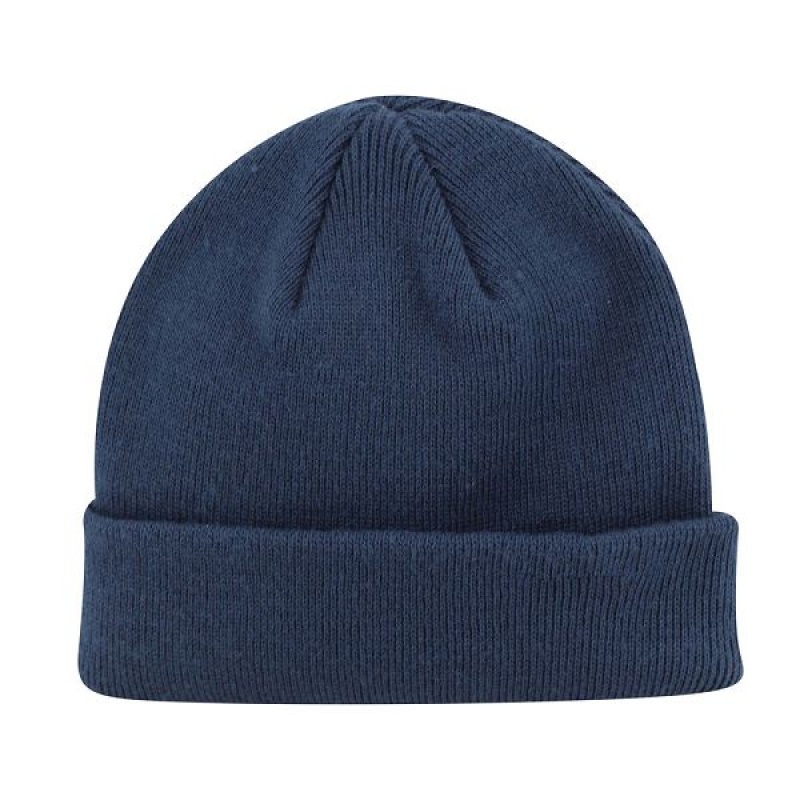 Caterpillar Foundation Knit Men's Hats Blue | 893652-FEU