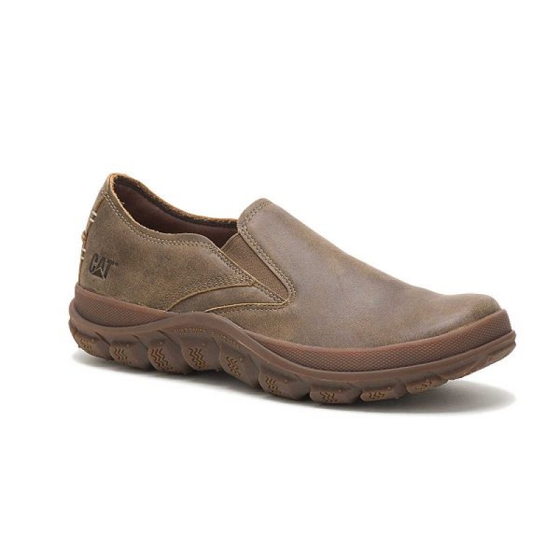 Caterpillar Fused Men's Slip On Brown | 743620-VLE