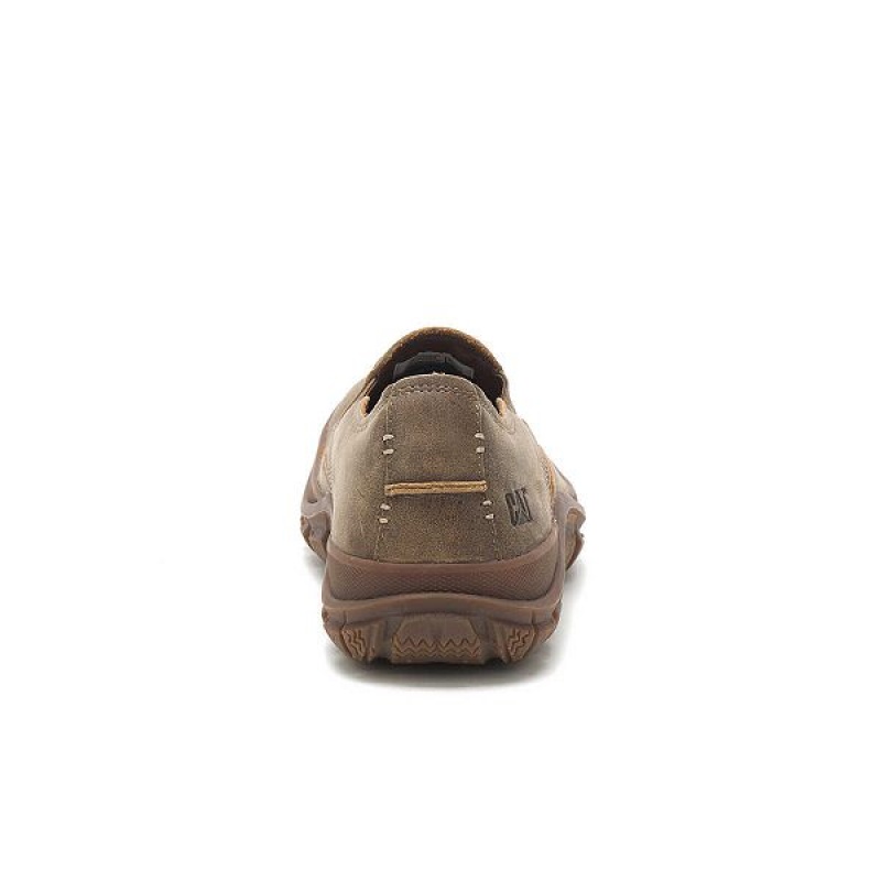 Caterpillar Fused Men's Slip On Brown | 743620-VLE