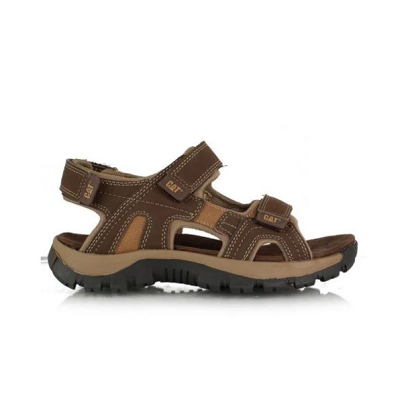 Caterpillar Giles Men's Sandals Brown | 749528-HSU