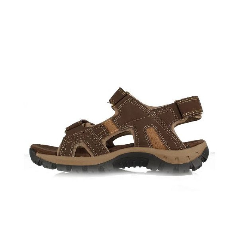 Caterpillar Giles Men's Sandals Brown | 749528-HSU