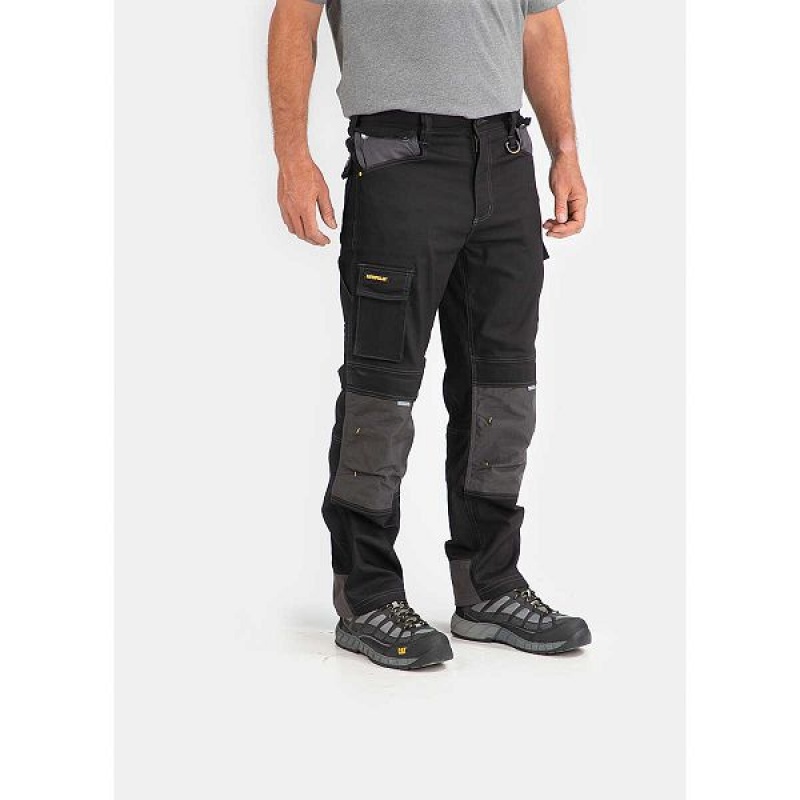 Caterpillar H2O Defender Men's Pants Black | 812347-TVP