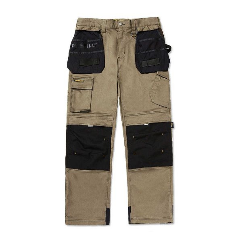 Caterpillar H2O Defender Men's Pants Dark / Brown | 357812-GNI