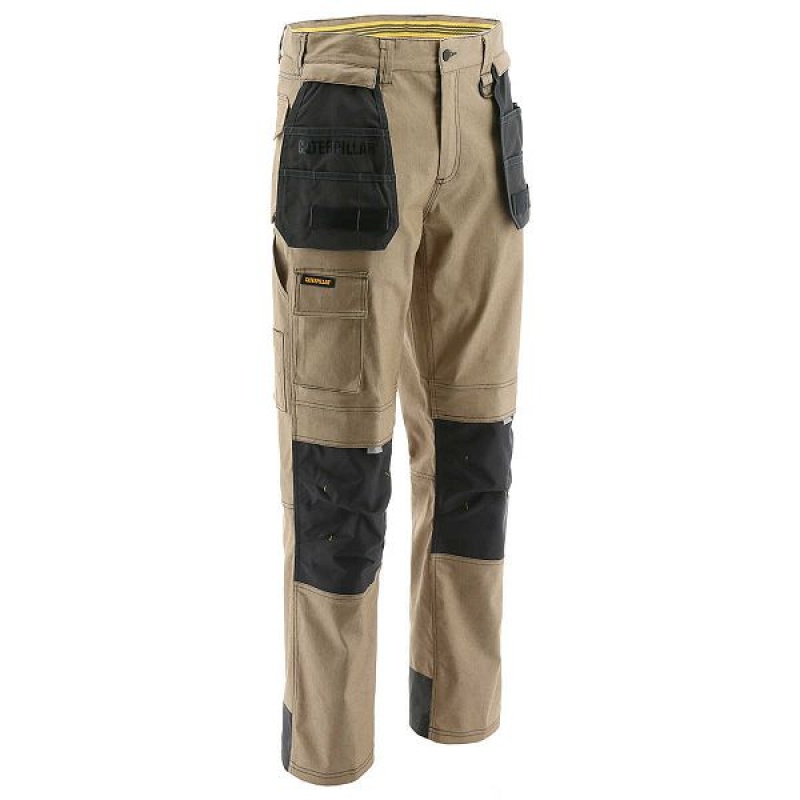 Caterpillar H2O Defender Men\'s Pants Dark / Brown | 357812-GNI