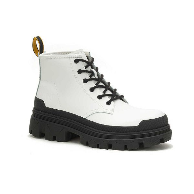 Caterpillar Hardwear Mid Men's Boots White | 160489-GEH