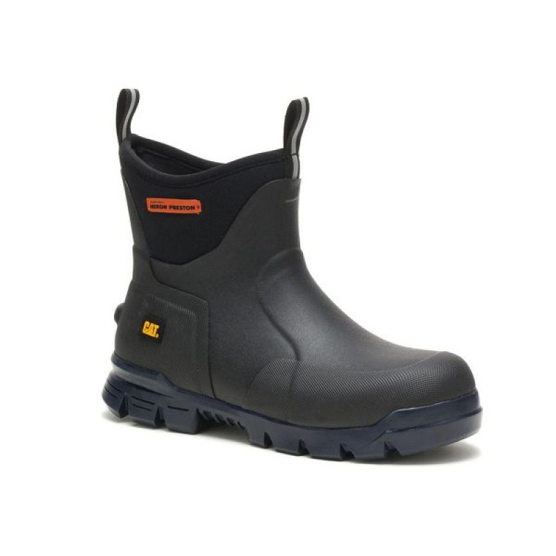 Caterpillar Heron Preston X Cat Stormers 6'' Men's Rubber Boots Black | 538219-ACZ