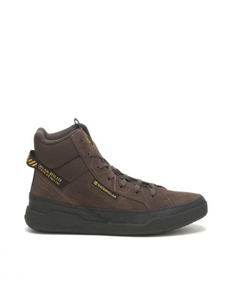 Caterpillar Hex Hi Utility Men's Sneakers Brown | 396415-HBJ