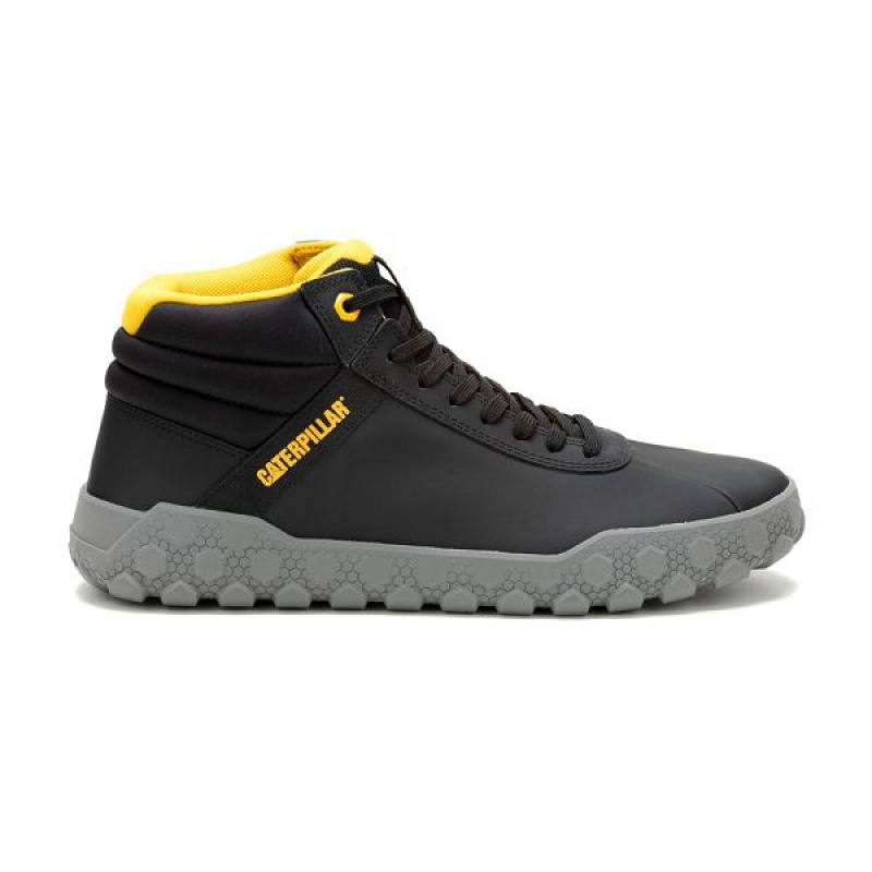 Caterpillar Hex + Mid Men's Sneakers Black | 015937-SKE