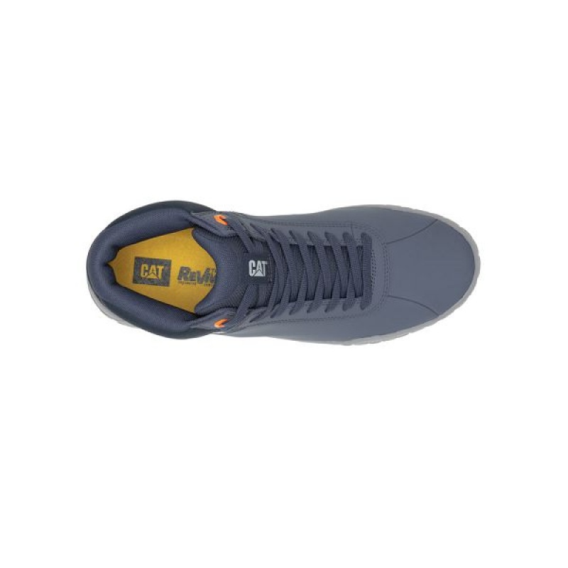 Caterpillar Hex + Mid Men's Sneakers Indigo | 509714-WKX