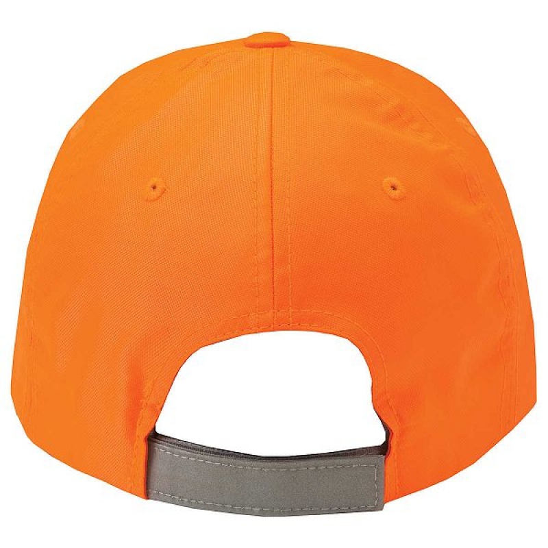 Caterpillar Hi-Vis Trademark Men's Caps Orange | 653471-PZO