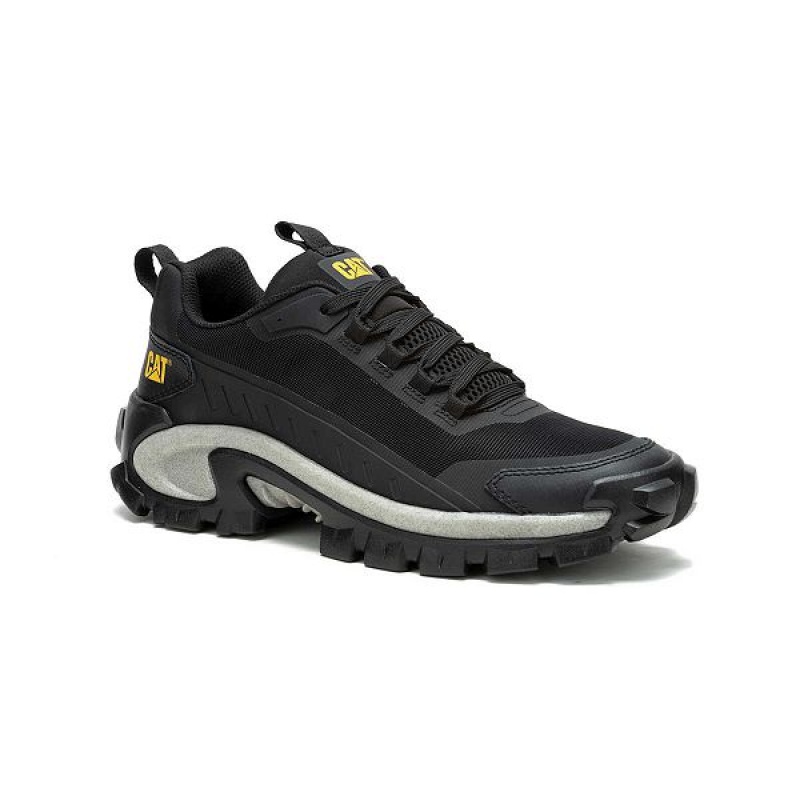 Caterpillar Intruder Lightning Mesh Men's Sneakers Black | 593021-SKB