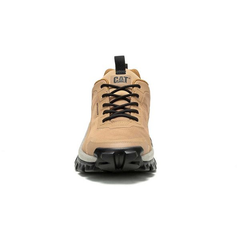 Caterpillar Intruder Lightning Mesh Waterproof Men's Sneakers Brown | 709134-THD