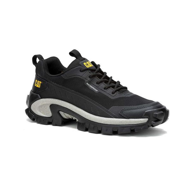 Caterpillar Intruder Lightning Mesh Waterproof Men's Sneakers Black | 480769-YRF