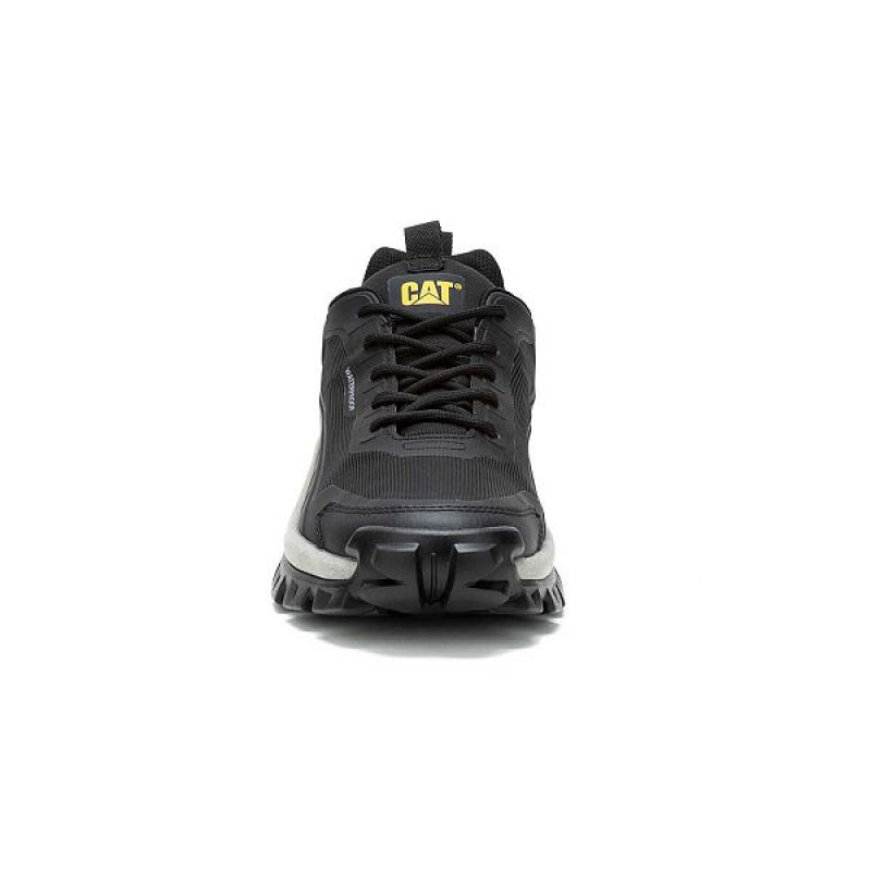 Caterpillar Intruder Lightning Mesh Waterproof Men's Sneakers Black | 480769-YRF