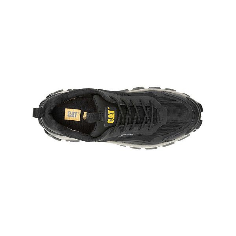 Caterpillar Intruder Lightning Mesh Waterproof Men's Sneakers Black | 480769-YRF