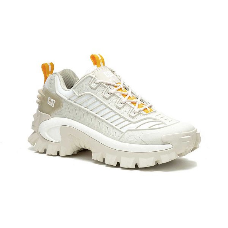 Caterpillar Intruder Mecha Men's Sneakers Beige | 058234-DML