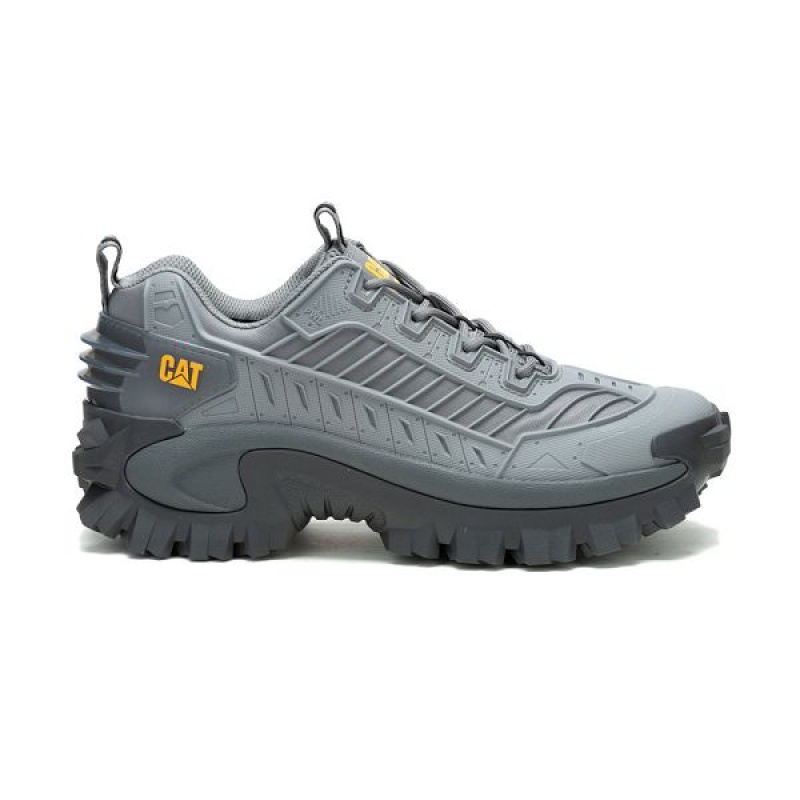 Caterpillar Intruder Mecha Men's Sneakers Grey | 235487-AZN