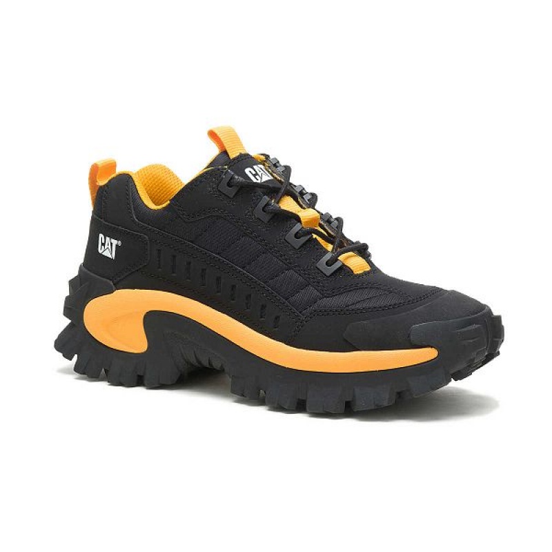 Caterpillar Intruder Men's Sneakers Black / Yellow | 319806-BFQ