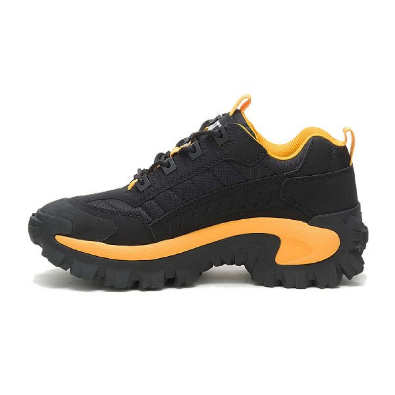 Caterpillar Intruder Men's Sneakers Black / Yellow | 319806-BFQ