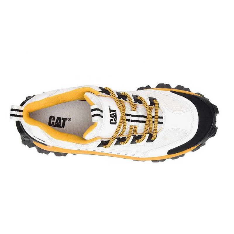 Caterpillar Intruder Men's Sneakers White / Yellow | 180647-MWE