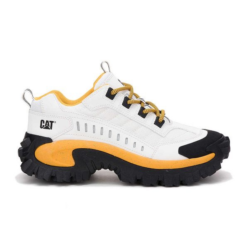 Caterpillar Intruder Men\'s Sneakers White / Yellow | 180647-MWE