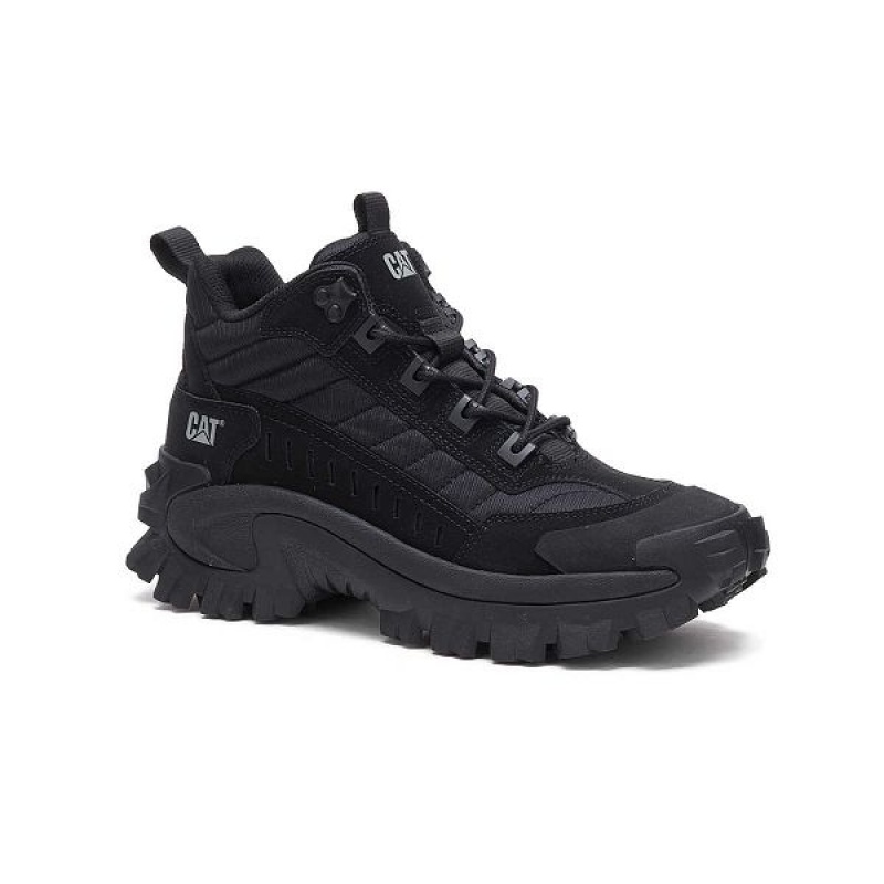 Caterpillar Intruder Mid Men's Sneakers Black | 276901-PAQ