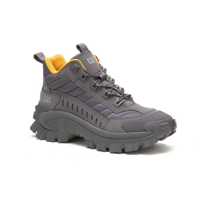 Caterpillar Intruder Mid Men's Sneakers Grey | 189763-OVQ