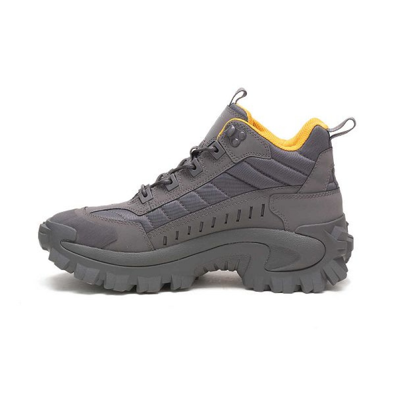 Caterpillar Intruder Mid Men's Sneakers Grey | 189763-OVQ