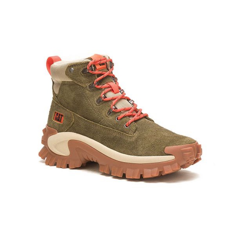 Caterpillar Intruder Ply Men's Boots Dark / Olive | 896240-LNC