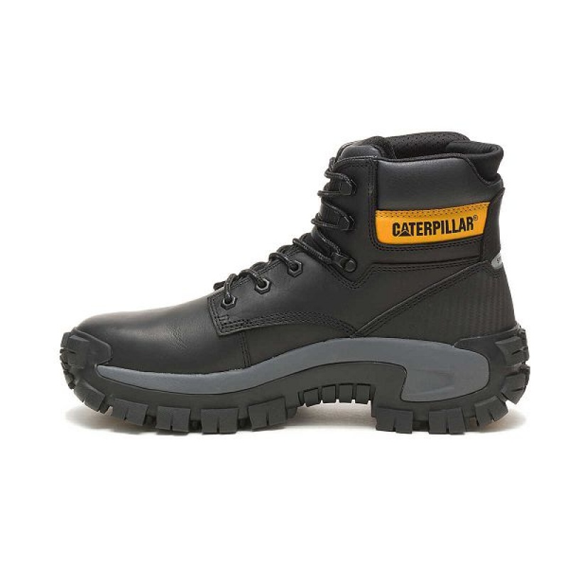 Caterpillar Invader Hi Steel Toe Men's Work Boots Black | 638950-CQL