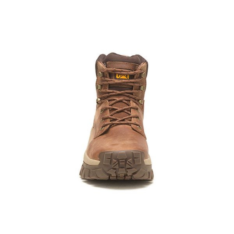 Caterpillar Invader Hi Steel Toe Men's Work Boots Light / Brown | 390718-SGK