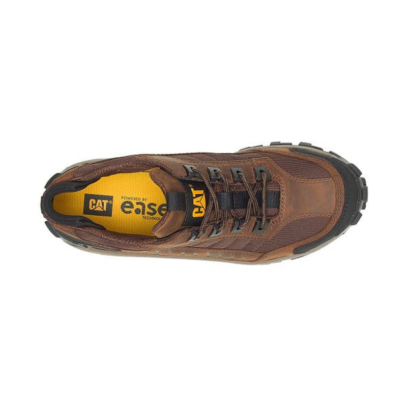 Caterpillar Invader Steel Toe Men's Work Shoes Dark / Brown | 534867-EZO