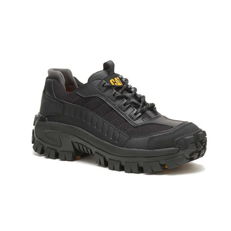 Caterpillar Invader Steel Toe Men's Work Shoes Black | 398016-VWJ