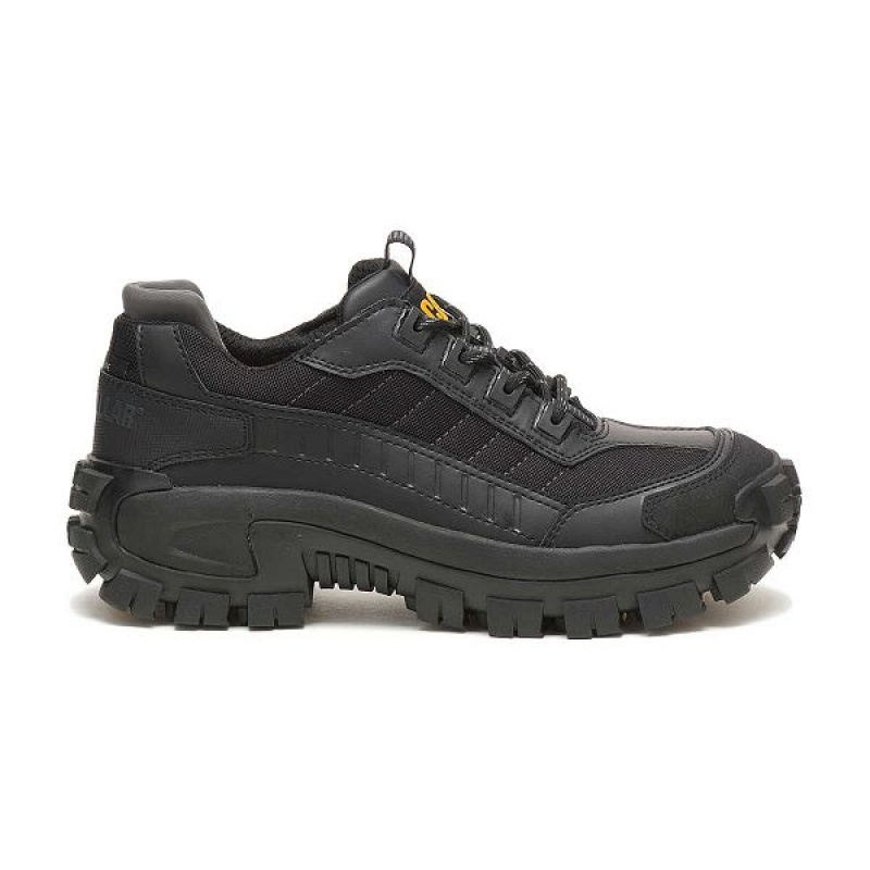 Caterpillar Invader Steel Toe Men\'s Work Shoes Black | 398016-VWJ