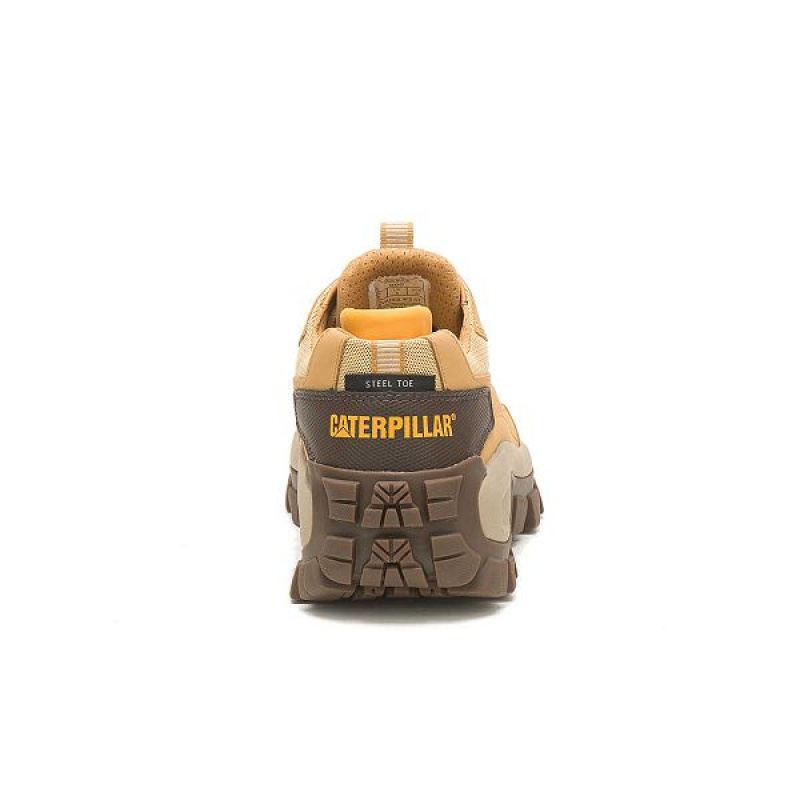 Caterpillar Invader Steel Toe Men's Work Shoes Brown | 359462-CTQ