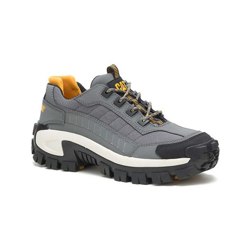 Caterpillar Invader Steel Toe Men's Work Shoes Grey | 593182-MBV