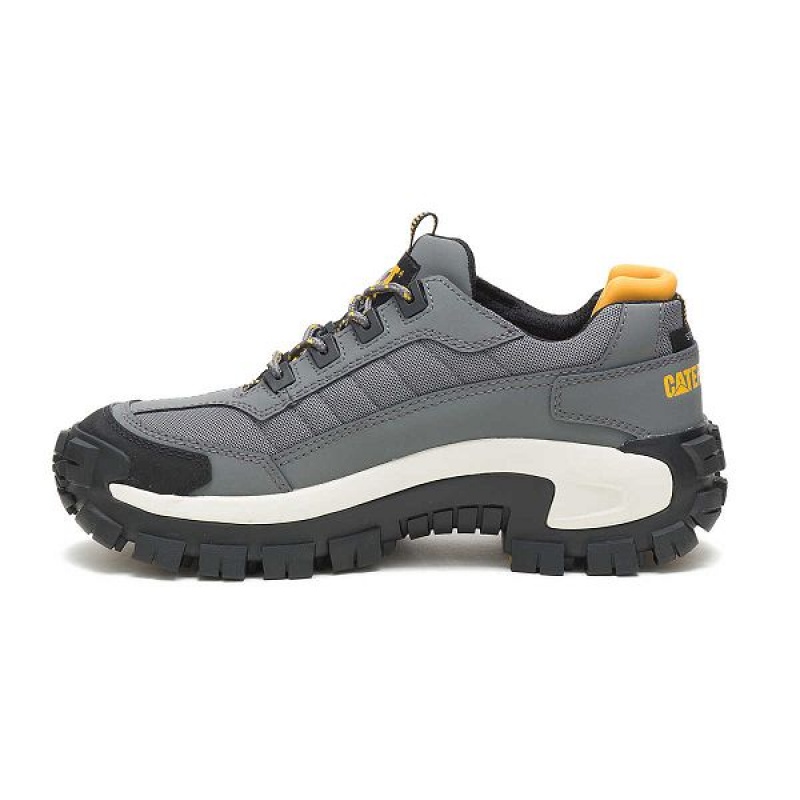 Caterpillar Invader Steel Toe Men's Work Shoes Grey | 593182-MBV