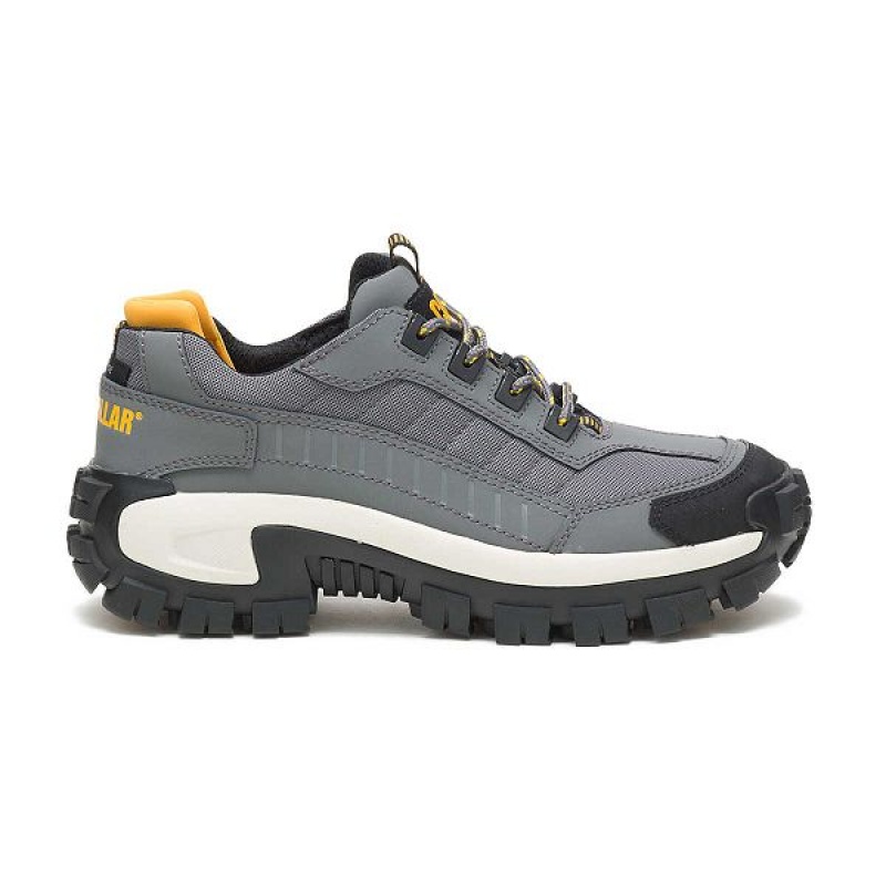 Caterpillar Invader Steel Toe Men\'s Work Shoes Grey | 593182-MBV