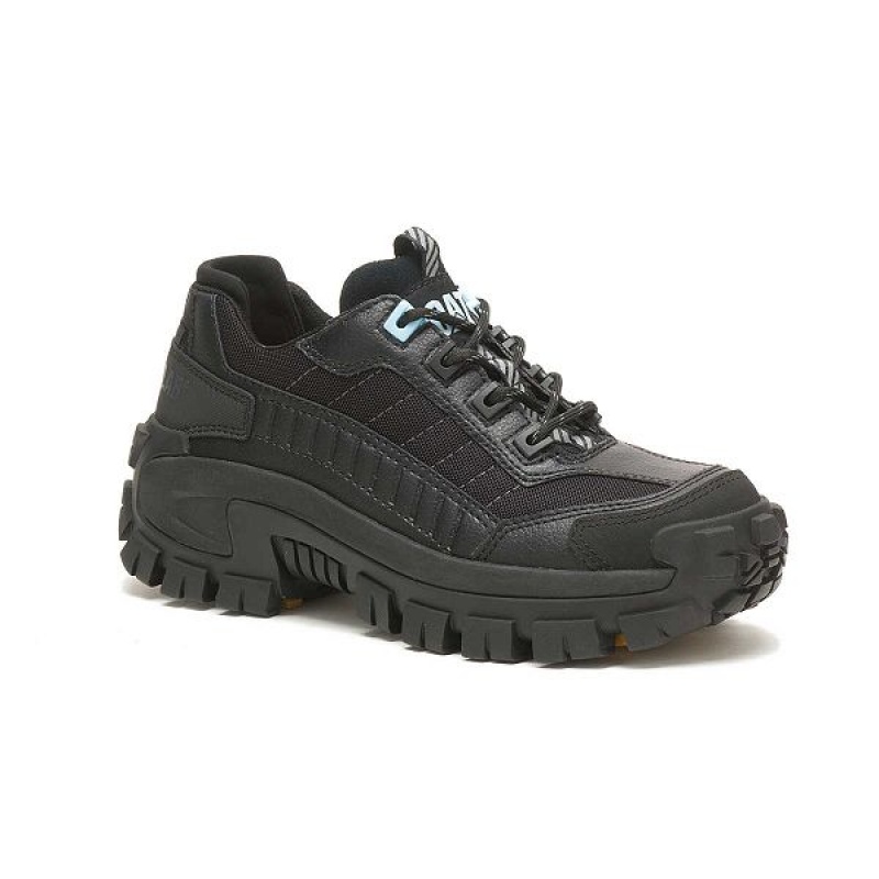 Caterpillar Invader Steel Toe Women's Work Shoes Black / Light / Blue | 916580-OND